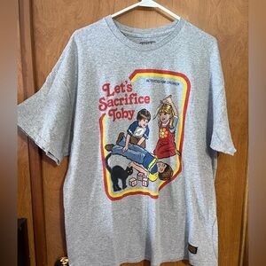 Horror Graphic Tee with Retro Design